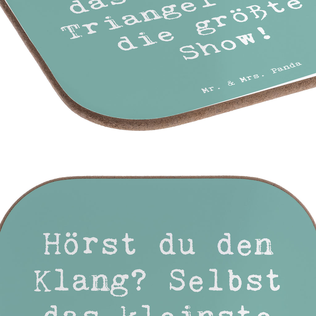 Untersetzer Spruch Triangel Klang