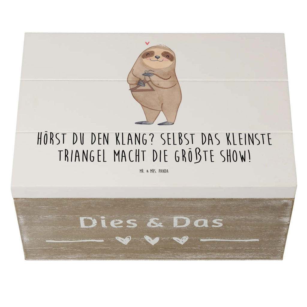 Holzkiste Triangel Klang Holzkiste, Kiste, Schatzkiste, Truhe, Schatulle, XXL, Erinnerungsbox, Erinnerungskiste, Dekokiste, Aufbewahrungsbox, Geschenkbox, Geschenkdose, Instrumente, Geschenke Musiker, Musikliebhaber