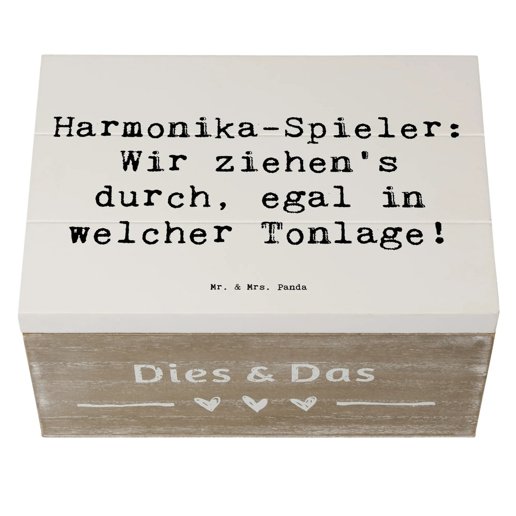 Holzkiste Spruch Harmonika Spieler Holzkiste, Kiste, Schatzkiste, Truhe, Schatulle, XXL, Erinnerungsbox, Erinnerungskiste, Dekokiste, Aufbewahrungsbox, Geschenkbox, Geschenkdose, Instrumente, Geschenke Musiker, Musikliebhaber