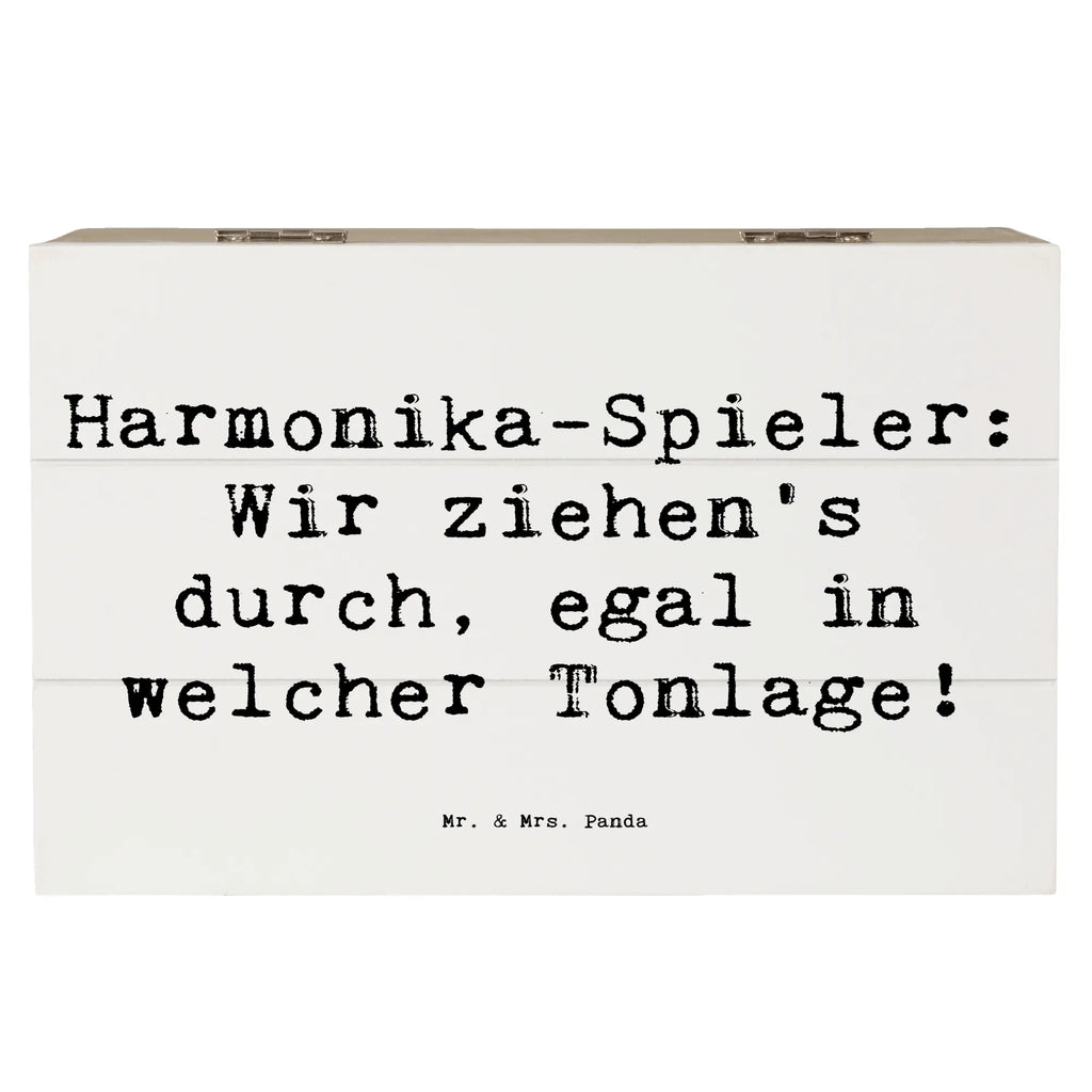 Holzkiste Spruch Harmonika Spieler Holzkiste, Kiste, Schatzkiste, Truhe, Schatulle, XXL, Erinnerungsbox, Erinnerungskiste, Dekokiste, Aufbewahrungsbox, Geschenkbox, Geschenkdose, Instrumente, Geschenke Musiker, Musikliebhaber