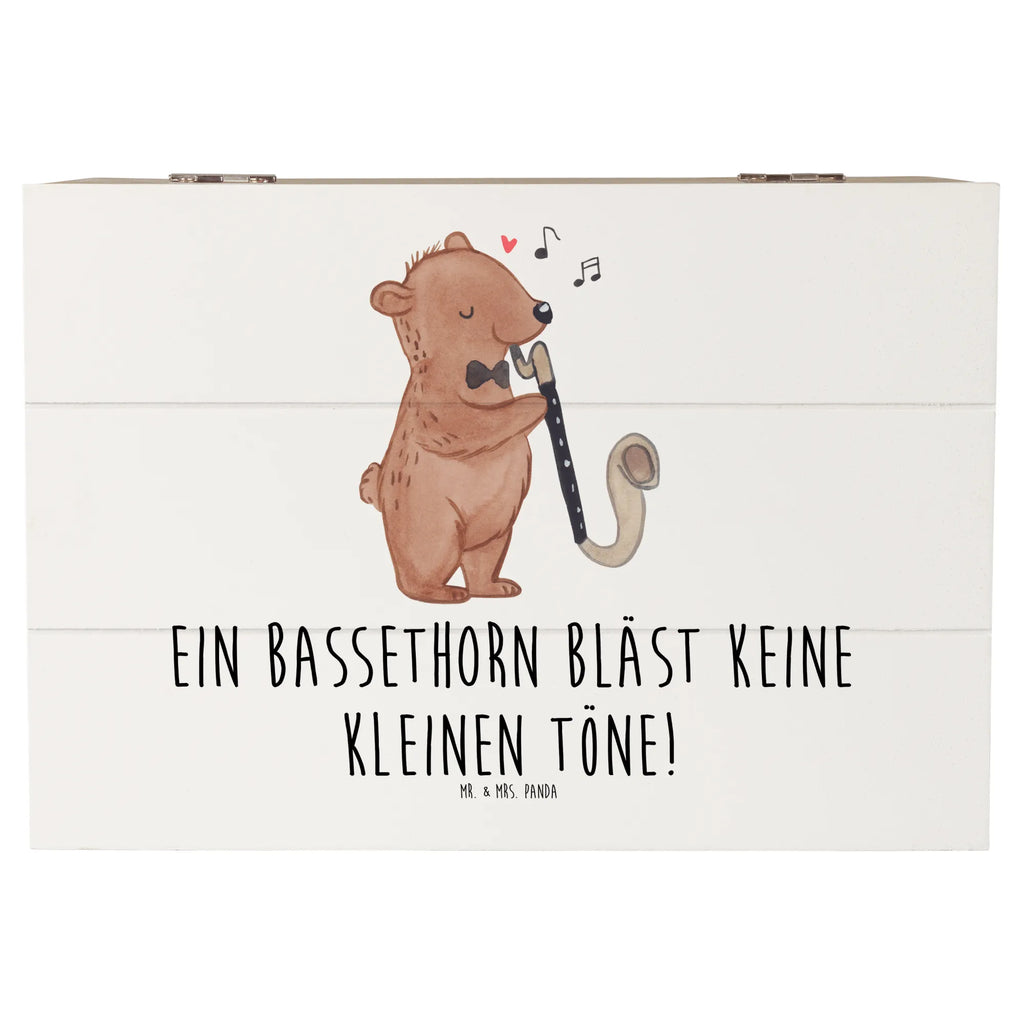 Holzkiste Ein Bassethorn bläst keine kleinen Töne! Holzkiste, Kiste, Schatzkiste, Truhe, Schatulle, XXL, Erinnerungsbox, Erinnerungskiste, Dekokiste, Aufbewahrungsbox, Geschenkbox, Geschenkdose, Instrumente, Geschenke Musiker, Musikliebhaber