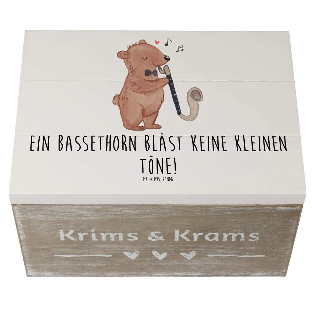 Holzkiste Ein Bassethorn bläst keine kleinen Töne! Holzkiste, Kiste, Schatzkiste, Truhe, Schatulle, XXL, Erinnerungsbox, Erinnerungskiste, Dekokiste, Aufbewahrungsbox, Geschenkbox, Geschenkdose, Instrumente, Geschenke Musiker, Musikliebhaber