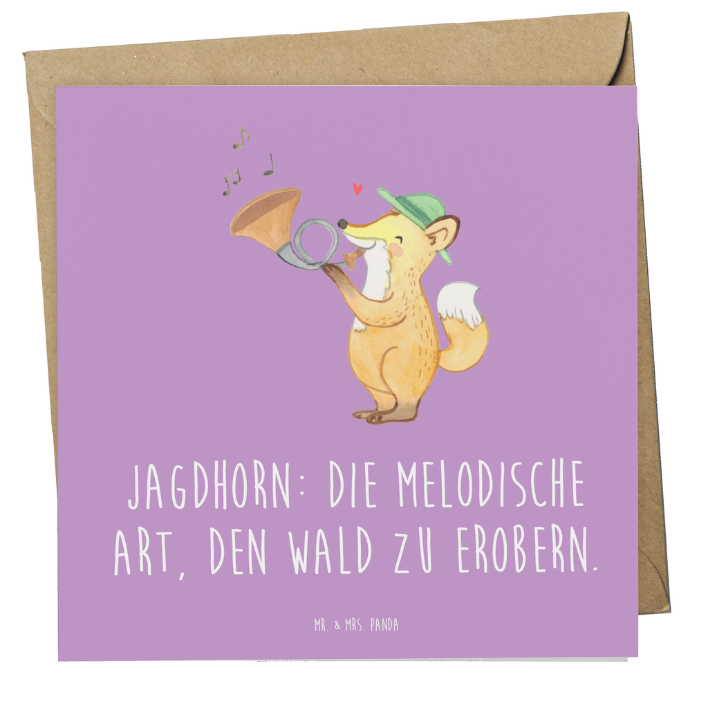 Deluxe Karte Jagdhorn Magie Karte, Grußkarte, Klappkarte, Einladungskarte, Glückwunschkarte, Hochzeitskarte, Geburtstagskarte, Hochwertige Grußkarte, Hochwertige Klappkarte, Instrumente, Geschenke Musiker, Musikliebhaber