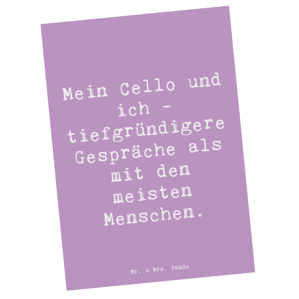 Postkarte Spruch Violoncello Gespräche Postkarte, Karte, Geschenkkarte, Grußkarte, Einladung, Ansichtskarte, Geburtstagskarte, Einladungskarte, Dankeskarte, Ansichtskarten, Einladung Geburtstag, Einladungskarten Geburtstag, Instrumente, Geschenke Musiker, Musikliebhaber