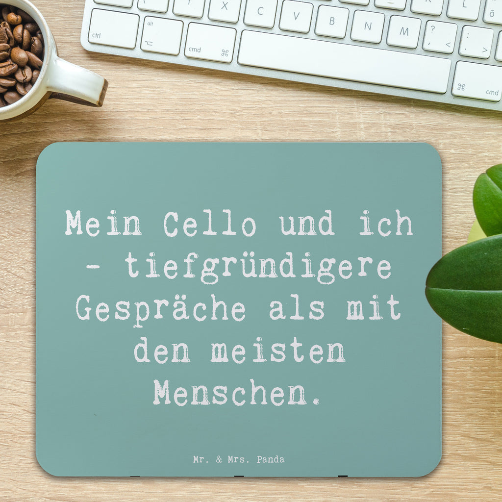 Mauspad Spruch Violoncello Gespräche Mousepad, Computer zubehör, Büroausstattung, PC Zubehör, Arbeitszimmer, Mauspad, Einzigartiges Mauspad, Designer Mauspad, Mausunterlage, Mauspad Büro, Instrumente, Geschenke Musiker, Musikliebhaber