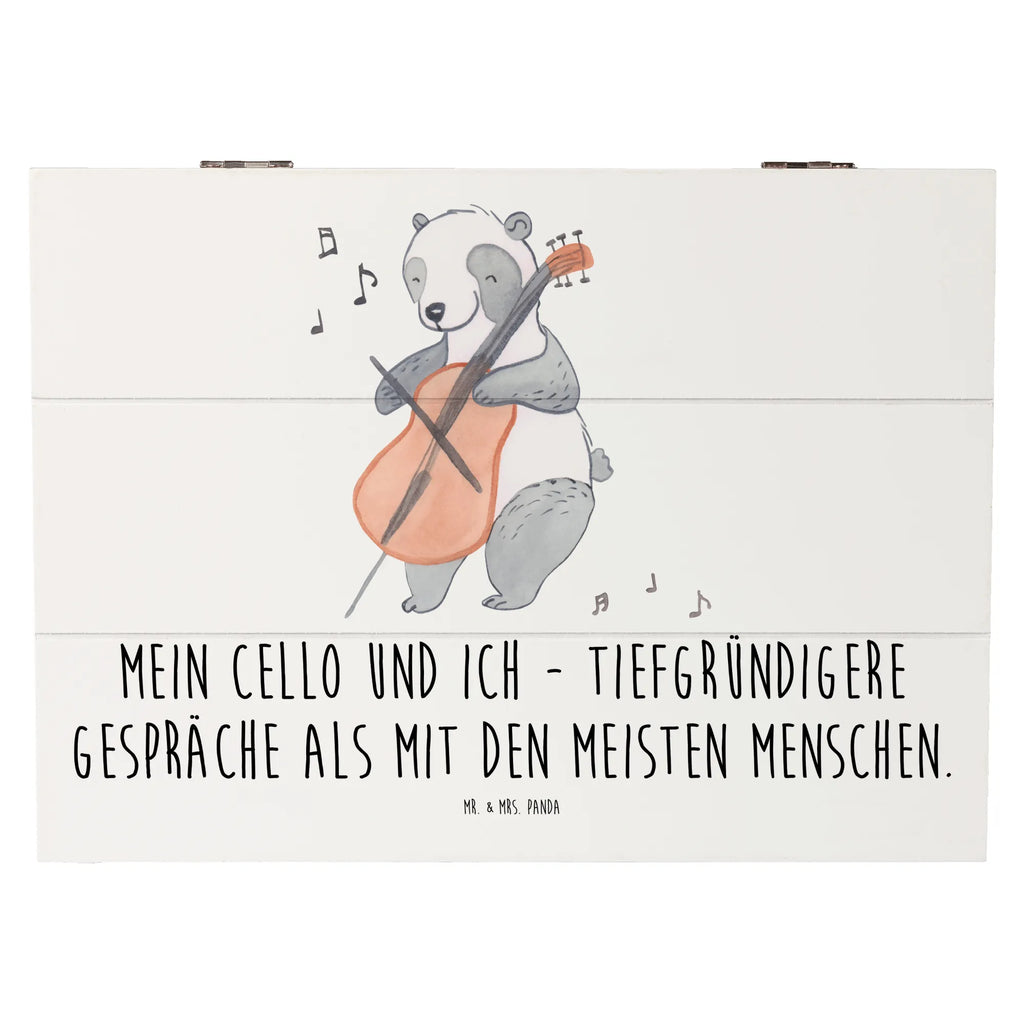 Holzkiste Violoncello Gespräche Holzkiste, Kiste, Schatzkiste, Truhe, Schatulle, XXL, Erinnerungsbox, Erinnerungskiste, Dekokiste, Aufbewahrungsbox, Geschenkbox, Geschenkdose, Instrumente, Geschenke Musiker, Musikliebhaber