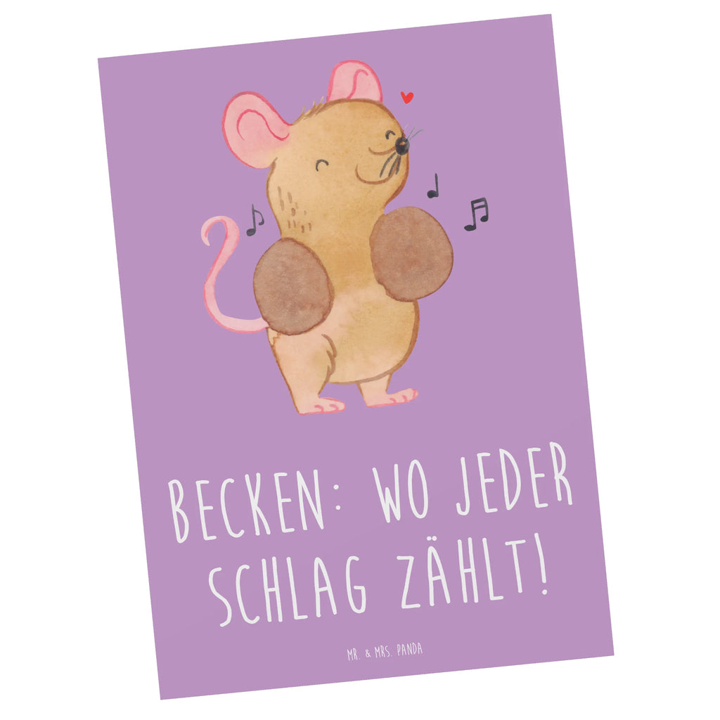 Postkarte Becken Postkarte, Karte, Geschenkkarte, Grußkarte, Einladung, Ansichtskarte, Geburtstagskarte, Einladungskarte, Dankeskarte, Ansichtskarten, Einladung Geburtstag, Einladungskarten Geburtstag, Instrumente, Geschenke Musiker, Musikliebhaber