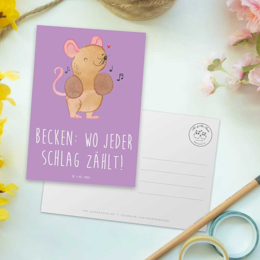 Postkarte Becken Postkarte, Karte, Geschenkkarte, Grußkarte, Einladung, Ansichtskarte, Geburtstagskarte, Einladungskarte, Dankeskarte, Ansichtskarten, Einladung Geburtstag, Einladungskarten Geburtstag, Instrumente, Geschenke Musiker, Musikliebhaber