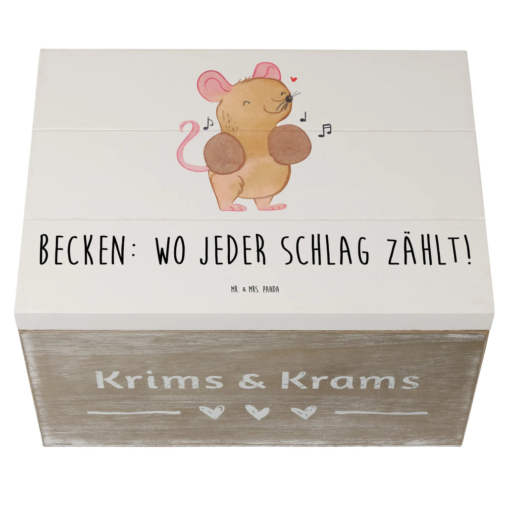 Holzkiste Becken Holzkiste, Kiste, Schatzkiste, Truhe, Schatulle, XXL, Erinnerungsbox, Erinnerungskiste, Dekokiste, Aufbewahrungsbox, Geschenkbox, Geschenkdose, Instrumente, Geschenke Musiker, Musikliebhaber