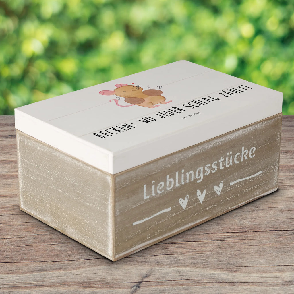 Holzkiste Becken Holzkiste, Kiste, Schatzkiste, Truhe, Schatulle, XXL, Erinnerungsbox, Erinnerungskiste, Dekokiste, Aufbewahrungsbox, Geschenkbox, Geschenkdose, Instrumente, Geschenke Musiker, Musikliebhaber