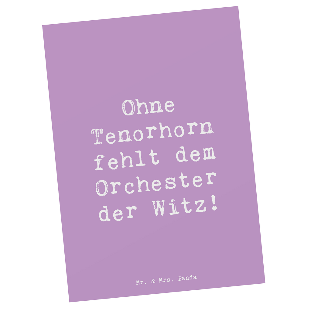 Postkarte Spruch Tenorhorn Witz Postkarte, Karte, Geschenkkarte, Grußkarte, Einladung, Ansichtskarte, Geburtstagskarte, Einladungskarte, Dankeskarte, Ansichtskarten, Einladung Geburtstag, Einladungskarten Geburtstag, Instrumente, Geschenke Musiker, Musikliebhaber