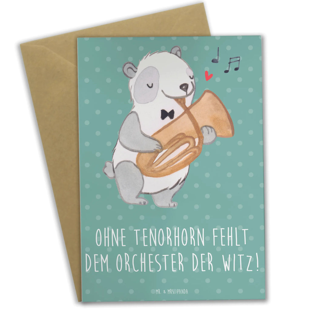 Grußkarte Tenorhorn Witz Grußkarte, Klappkarte, Einladungskarte, Glückwunschkarte, Hochzeitskarte, Geburtstagskarte, Karte, Ansichtskarten, Instrumente, Geschenke Musiker, Musikliebhaber