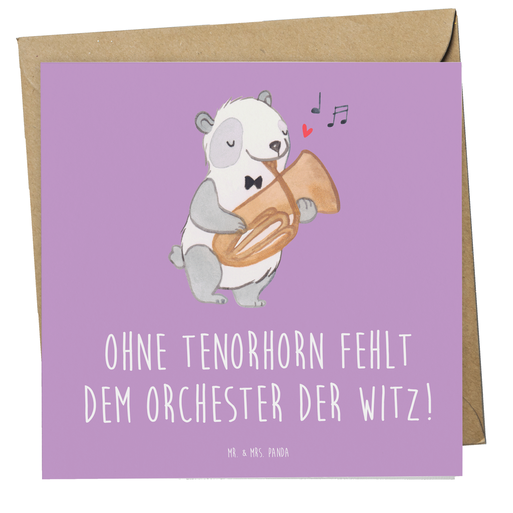 Deluxe Karte Tenorhorn Witz Karte, Grußkarte, Klappkarte, Einladungskarte, Glückwunschkarte, Hochzeitskarte, Geburtstagskarte, Hochwertige Grußkarte, Hochwertige Klappkarte, Instrumente, Geschenke Musiker, Musikliebhaber