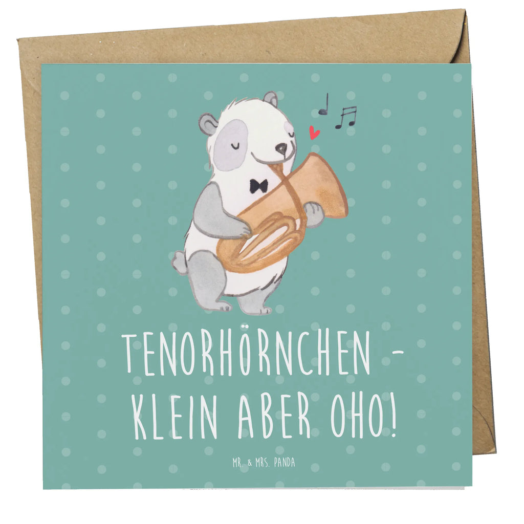 Deluxe Karte Tenorhörnchen Magie Karte, Grußkarte, Klappkarte, Einladungskarte, Glückwunschkarte, Hochzeitskarte, Geburtstagskarte, Hochwertige Grußkarte, Hochwertige Klappkarte, Instrumente, Geschenke Musiker, Musikliebhaber