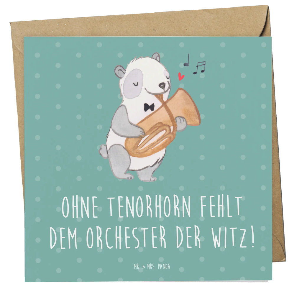 Deluxe Karte Tenorhorn Witz Karte, Grußkarte, Klappkarte, Einladungskarte, Glückwunschkarte, Hochzeitskarte, Geburtstagskarte, Hochwertige Grußkarte, Hochwertige Klappkarte, Instrumente, Geschenke Musiker, Musikliebhaber