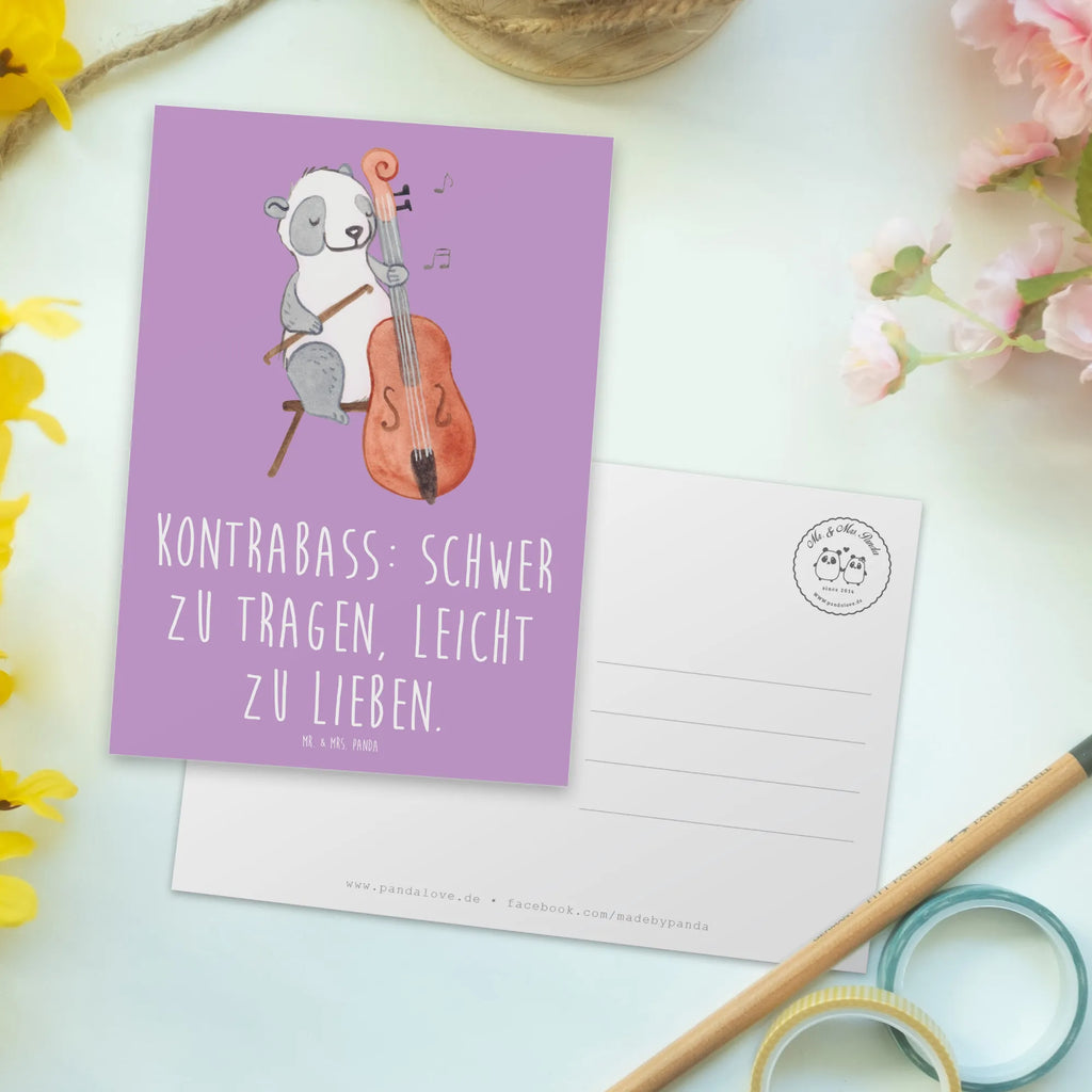 Postkarte Kontrabass Liebe Postkarte, Karte, Geschenkkarte, Grußkarte, Einladung, Ansichtskarte, Geburtstagskarte, Einladungskarte, Dankeskarte, Ansichtskarten, Einladung Geburtstag, Einladungskarten Geburtstag, Instrumente, Geschenke Musiker, Musikliebhaber