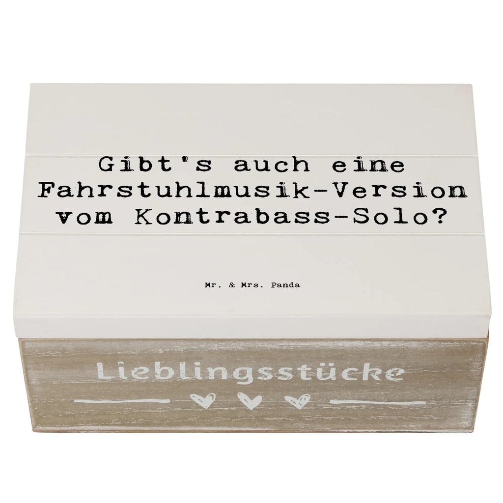 Holzkiste Spruch Kontrabass Solo Holzkiste, Kiste, Schatzkiste, Truhe, Schatulle, XXL, Erinnerungsbox, Erinnerungskiste, Dekokiste, Aufbewahrungsbox, Geschenkbox, Geschenkdose, Instrumente, Geschenke Musiker, Musikliebhaber