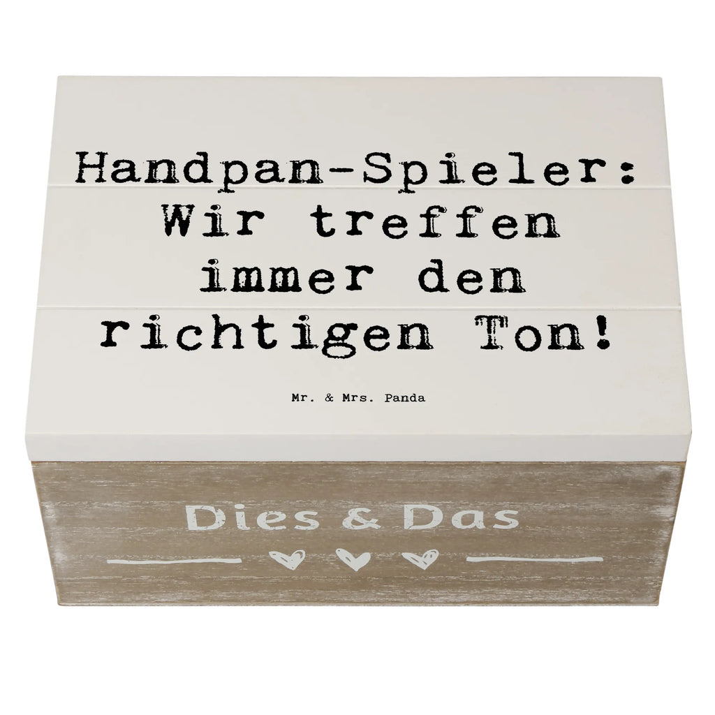 Holzkiste Spruch Handpan Spieler Holzkiste, Kiste, Schatzkiste, Truhe, Schatulle, XXL, Erinnerungsbox, Erinnerungskiste, Dekokiste, Aufbewahrungsbox, Geschenkbox, Geschenkdose, Instrumente, Geschenke Musiker, Musikliebhaber