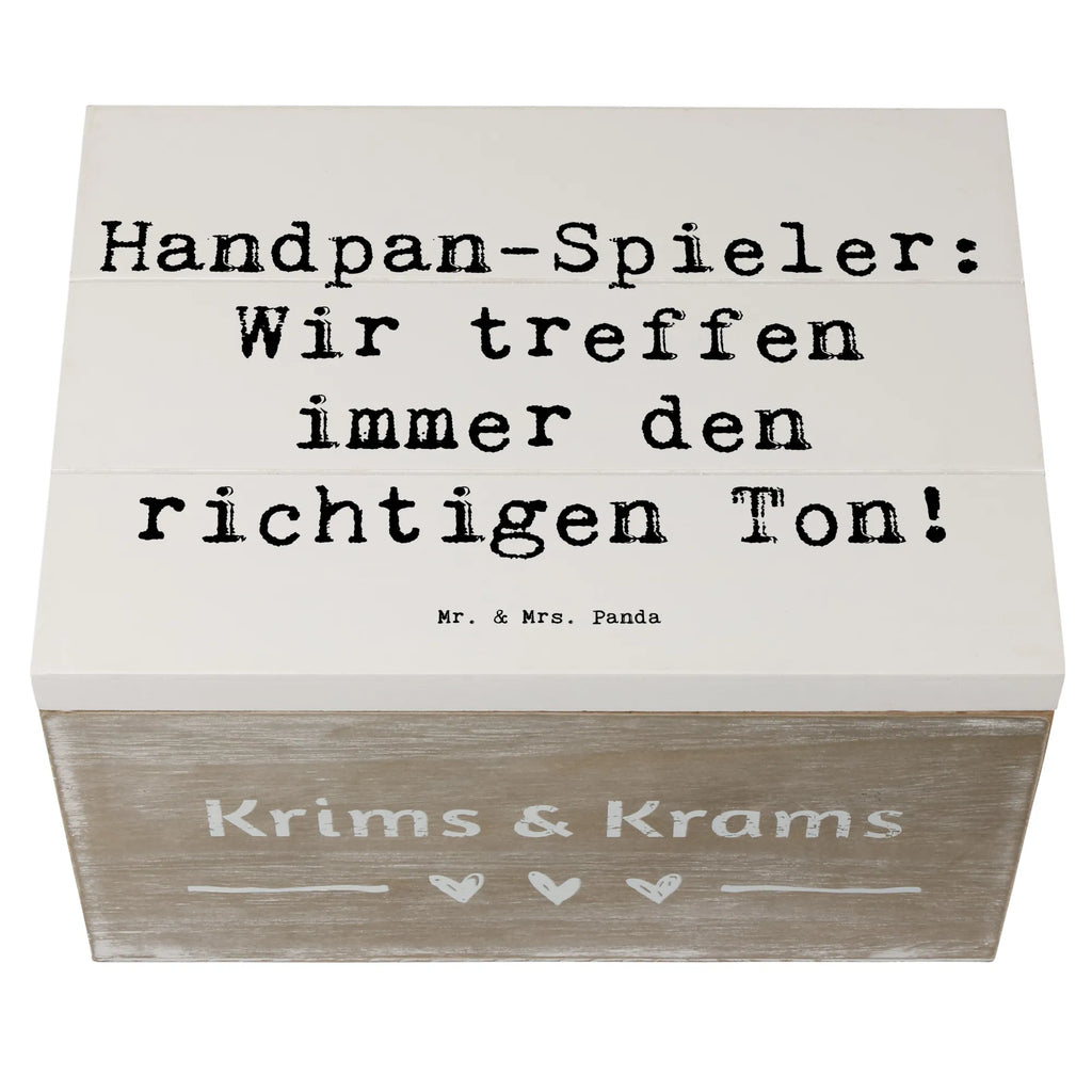 Holzkiste Spruch Handpan Spieler Holzkiste, Kiste, Schatzkiste, Truhe, Schatulle, XXL, Erinnerungsbox, Erinnerungskiste, Dekokiste, Aufbewahrungsbox, Geschenkbox, Geschenkdose, Instrumente, Geschenke Musiker, Musikliebhaber