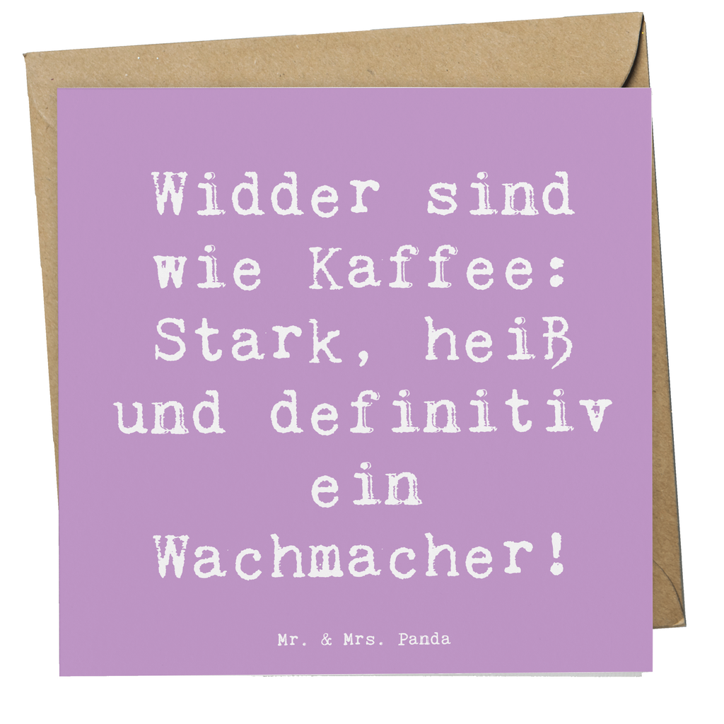 Deluxe Karte Spruch Widder Power Karte, Grußkarte, Klappkarte, Einladungskarte, Glückwunschkarte, Hochzeitskarte, Geburtstagskarte, Hochwertige Grußkarte, Hochwertige Klappkarte, Tierkreiszeichen, Sternzeichen, Horoskop, Astrologie, Aszendent