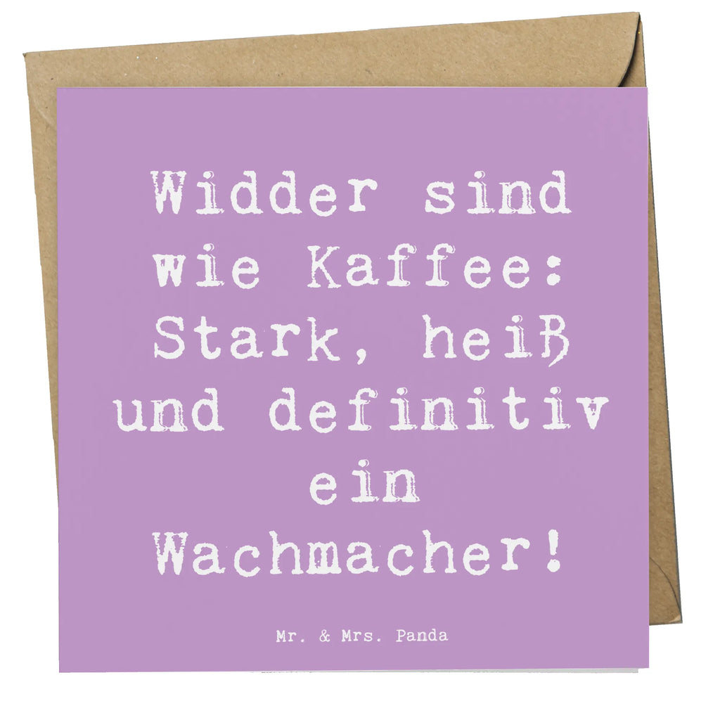 Deluxe Karte Spruch Widder Power Karte, Grußkarte, Klappkarte, Einladungskarte, Glückwunschkarte, Hochzeitskarte, Geburtstagskarte, Hochwertige Grußkarte, Hochwertige Klappkarte, Tierkreiszeichen, Sternzeichen, Horoskop, Astrologie, Aszendent