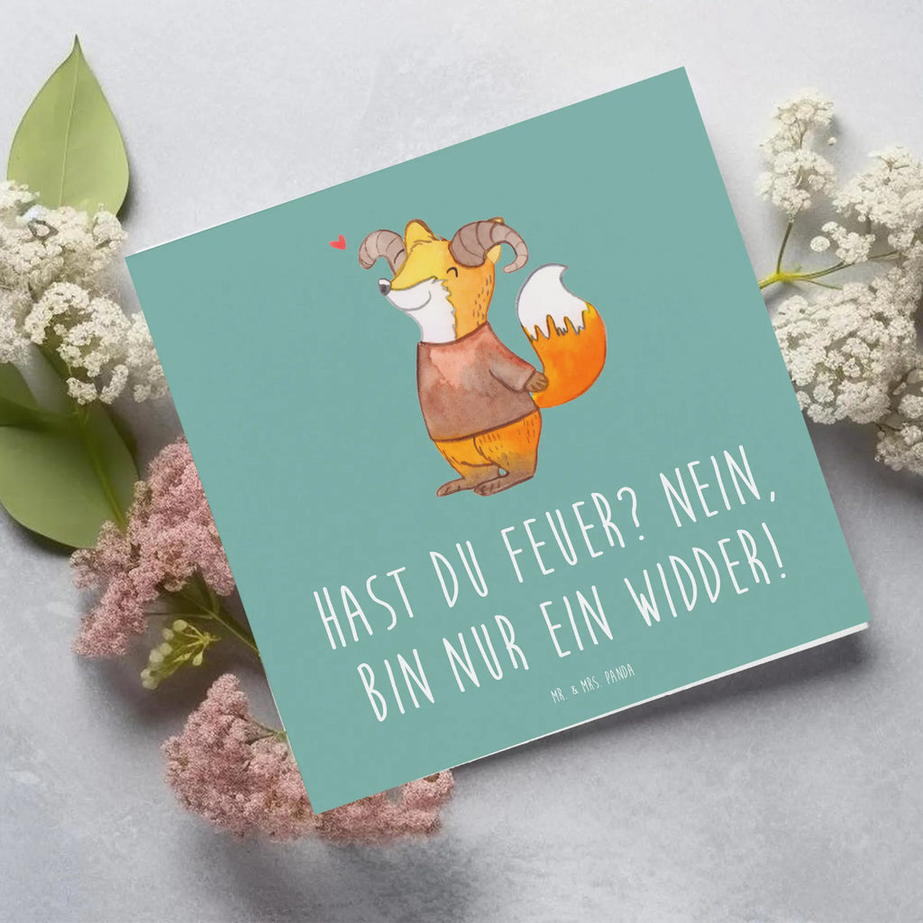 Deluxe Karte Widder Feuer Karte, Grußkarte, Klappkarte, Einladungskarte, Glückwunschkarte, Hochzeitskarte, Geburtstagskarte, Hochwertige Grußkarte, Hochwertige Klappkarte, Tierkreiszeichen, Sternzeichen, Horoskop, Astrologie, Aszendent