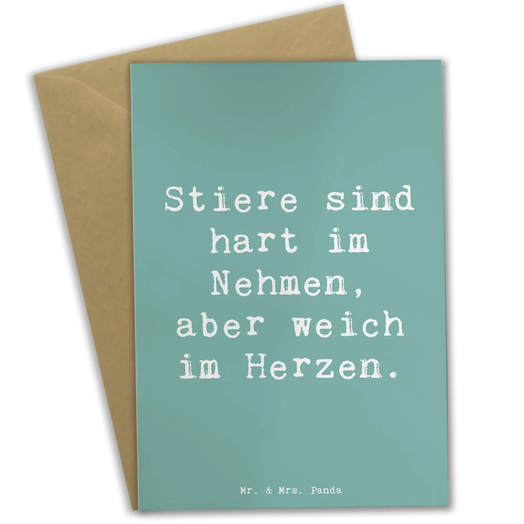 Grußkarte Stier Hart weich Grußkarte, Klappkarte, Einladungskarte, Glückwunschkarte, Hochzeitskarte, Geburtstagskarte, Karte, Ansichtskarten, Tierkreiszeichen, Sternzeichen, Horoskop, Astrologie, Aszendent