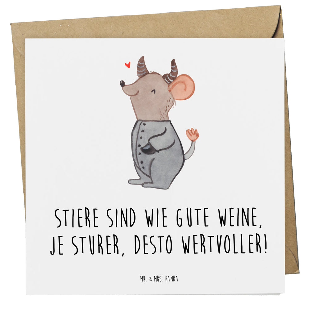 Deluxe Karte Sturer Stier Karte, Grußkarte, Klappkarte, Einladungskarte, Glückwunschkarte, Hochzeitskarte, Geburtstagskarte, Hochwertige Grußkarte, Hochwertige Klappkarte, Tierkreiszeichen, Sternzeichen, Horoskop, Astrologie, Aszendent