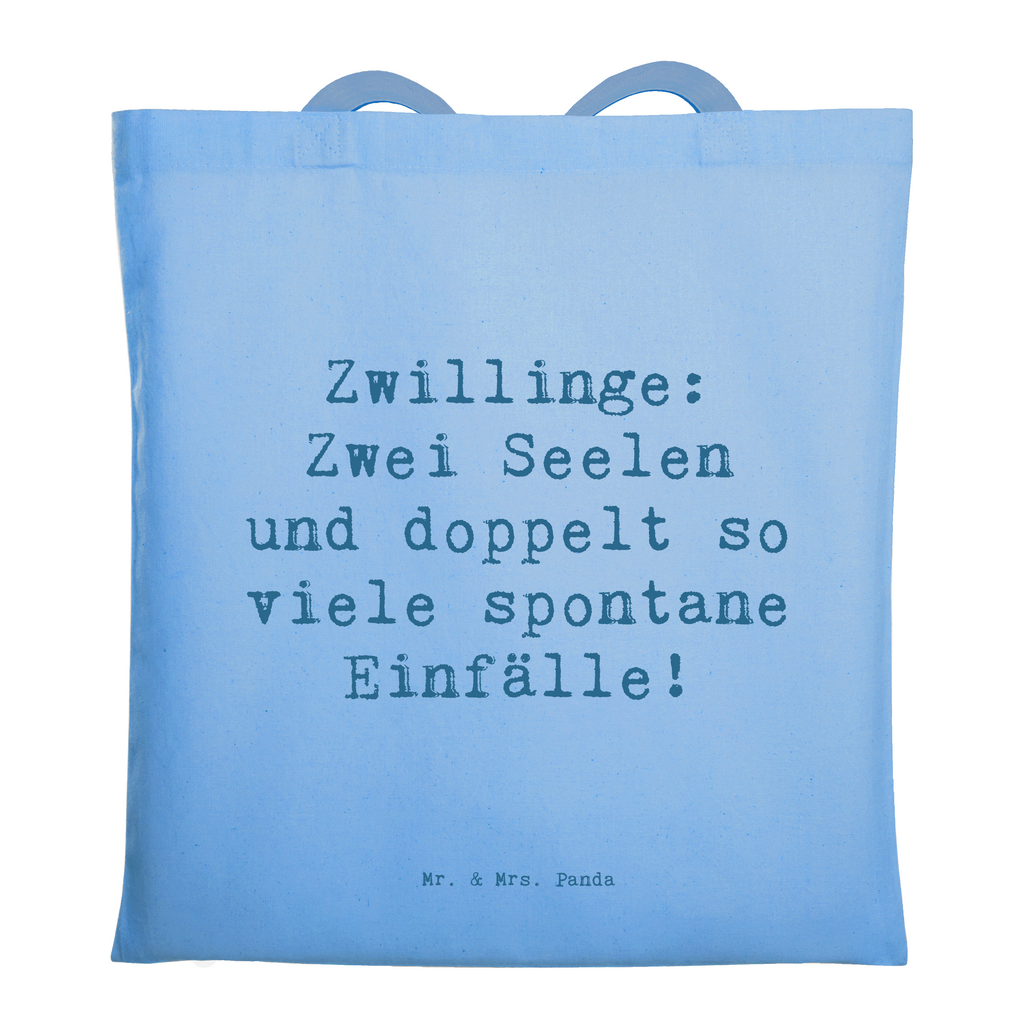 Tragetasche Spruch Zwillinge Abenteuer Beuteltasche, Beutel, Einkaufstasche, Jutebeutel, Stoffbeutel, Tasche, Shopper, Umhängetasche, Strandtasche, Schultertasche, Stofftasche, Tragetasche, Badetasche, Jutetasche, Einkaufstüte, Laptoptasche, Tierkreiszeichen, Sternzeichen, Horoskop, Astrologie, Aszendent