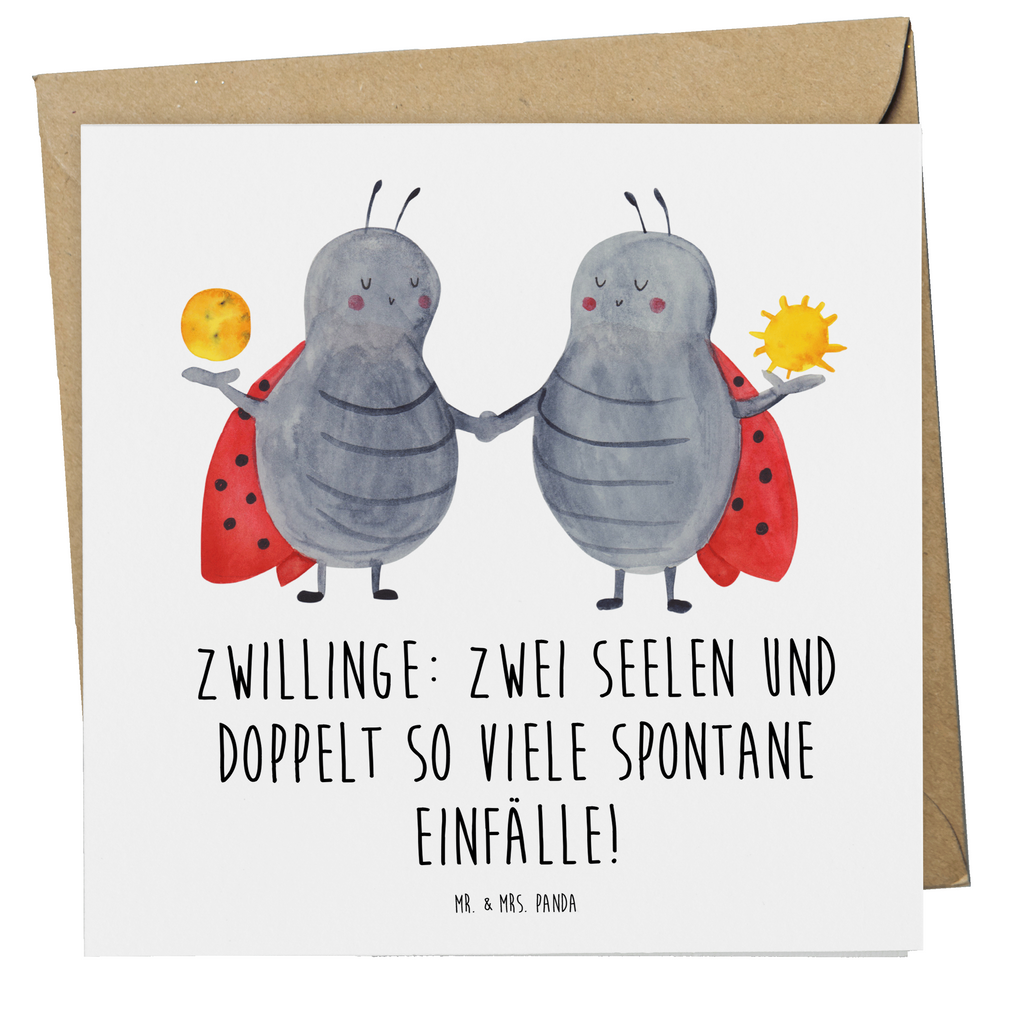 Deluxe Karte Spruch Zwillinge Abenteuer Karte, Grußkarte, Klappkarte, Einladungskarte, Glückwunschkarte, Hochzeitskarte, Geburtstagskarte, Hochwertige Grußkarte, Hochwertige Klappkarte, Tierkreiszeichen, Sternzeichen, Horoskop, Astrologie, Aszendent