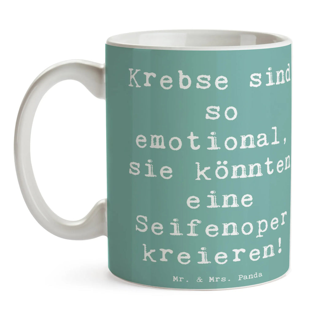 Tasse Spruch Emotionaler Krebs Tasse, Kaffeetasse, Teetasse, Becher, Kaffeebecher, Teebecher, Keramiktasse, Porzellantasse, Büro Tasse, Geschenk Tasse, Tasse Sprüche, Tasse Motive, Kaffeetassen, Tasse bedrucken, Designer Tasse, Cappuccino Tassen, Schöne Teetassen, Tierkreiszeichen, Sternzeichen, Horoskop, Astrologie, Aszendent