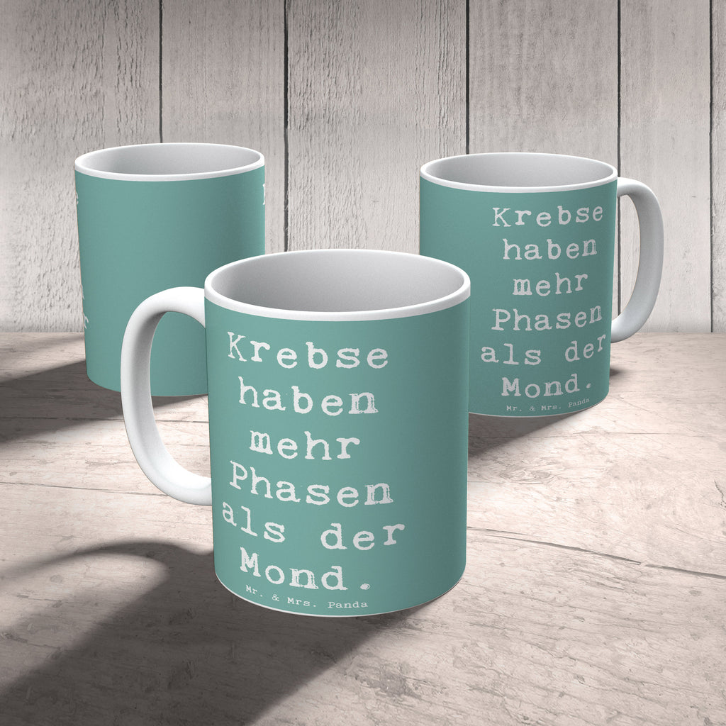 Tasse Spruch Krebs Phasen Tasse, Kaffeetasse, Teetasse, Becher, Kaffeebecher, Teebecher, Keramiktasse, Porzellantasse, Büro Tasse, Geschenk Tasse, Tasse Sprüche, Tasse Motive, Kaffeetassen, Tasse bedrucken, Designer Tasse, Cappuccino Tassen, Schöne Teetassen, Tierkreiszeichen, Sternzeichen, Horoskop, Astrologie, Aszendent