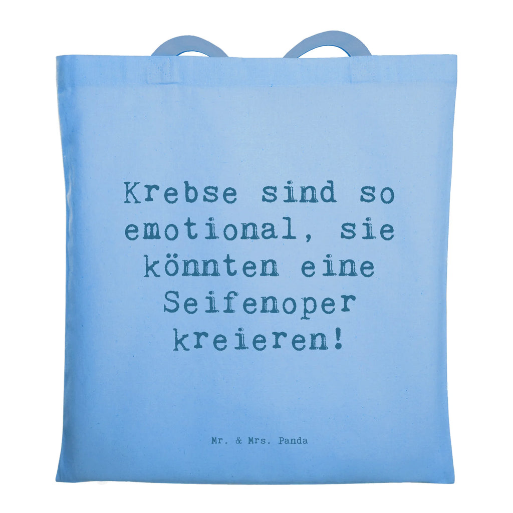 Tragetasche Spruch Emotionaler Krebs Beuteltasche, Beutel, Einkaufstasche, Jutebeutel, Stoffbeutel, Tasche, Shopper, Umhängetasche, Strandtasche, Schultertasche, Stofftasche, Tragetasche, Badetasche, Jutetasche, Einkaufstüte, Laptoptasche, Tierkreiszeichen, Sternzeichen, Horoskop, Astrologie, Aszendent