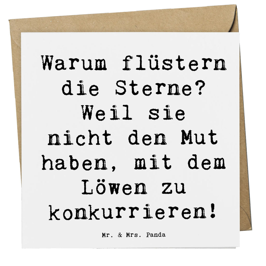 Deluxe Karte Spruch Sterne und Löwe Karte, Grußkarte, Klappkarte, Einladungskarte, Glückwunschkarte, Hochzeitskarte, Geburtstagskarte, Hochwertige Grußkarte, Hochwertige Klappkarte, Tierkreiszeichen, Sternzeichen, Horoskop, Astrologie, Aszendent