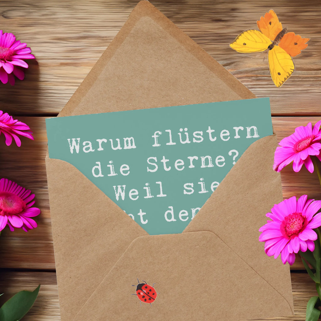 Deluxe Karte Spruch Sterne und Löwe Karte, Grußkarte, Klappkarte, Einladungskarte, Glückwunschkarte, Hochzeitskarte, Geburtstagskarte, Hochwertige Grußkarte, Hochwertige Klappkarte, Tierkreiszeichen, Sternzeichen, Horoskop, Astrologie, Aszendent