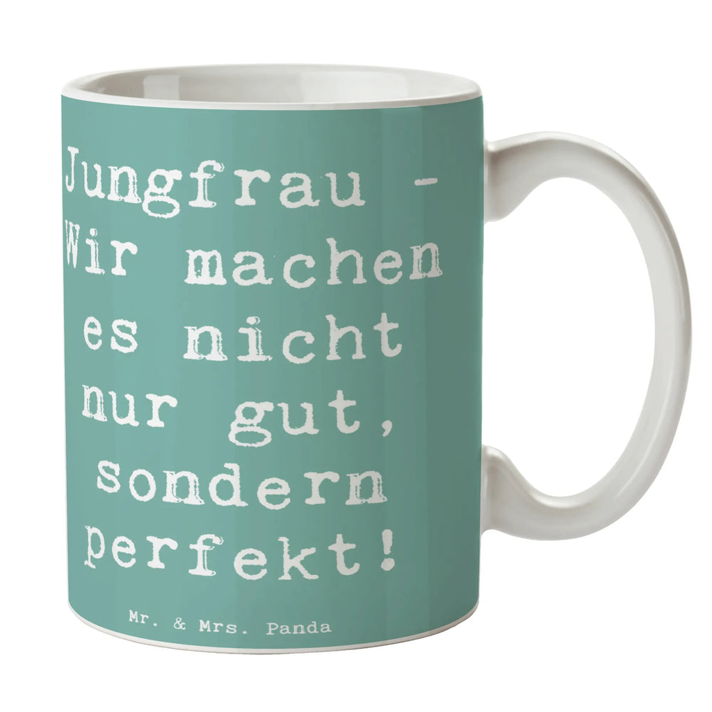 Tasse Spruch Jungfrau Perfektion Tasse, Kaffeetasse, Teetasse, Becher, Kaffeebecher, Teebecher, Keramiktasse, Porzellantasse, Büro Tasse, Geschenk Tasse, Tasse Sprüche, Tasse Motive, Kaffeetassen, Tasse bedrucken, Designer Tasse, Cappuccino Tassen, Schöne Teetassen, Tierkreiszeichen, Sternzeichen, Horoskop, Astrologie, Aszendent