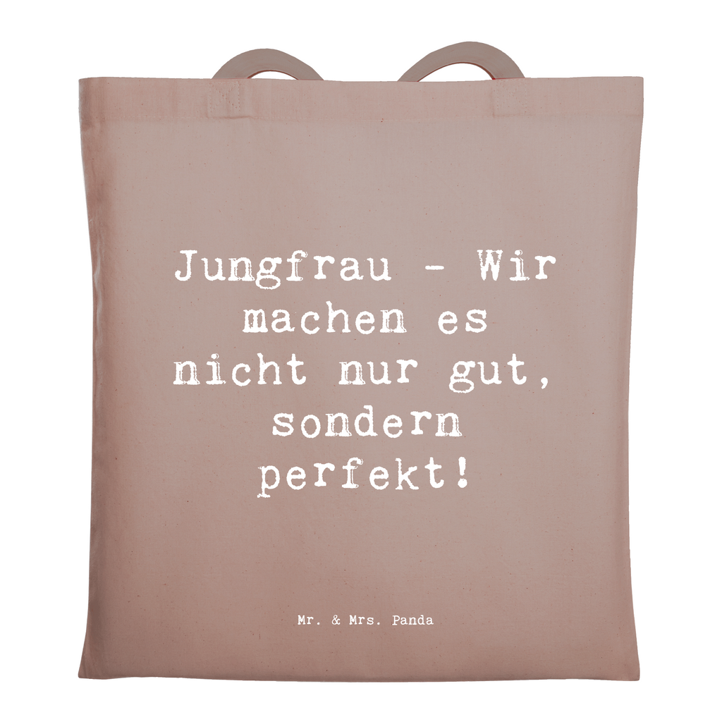 Tragetasche Spruch Jungfrau Perfektion Beuteltasche, Beutel, Einkaufstasche, Jutebeutel, Stoffbeutel, Tasche, Shopper, Umhängetasche, Strandtasche, Schultertasche, Stofftasche, Tragetasche, Badetasche, Jutetasche, Einkaufstüte, Laptoptasche, Tierkreiszeichen, Sternzeichen, Horoskop, Astrologie, Aszendent