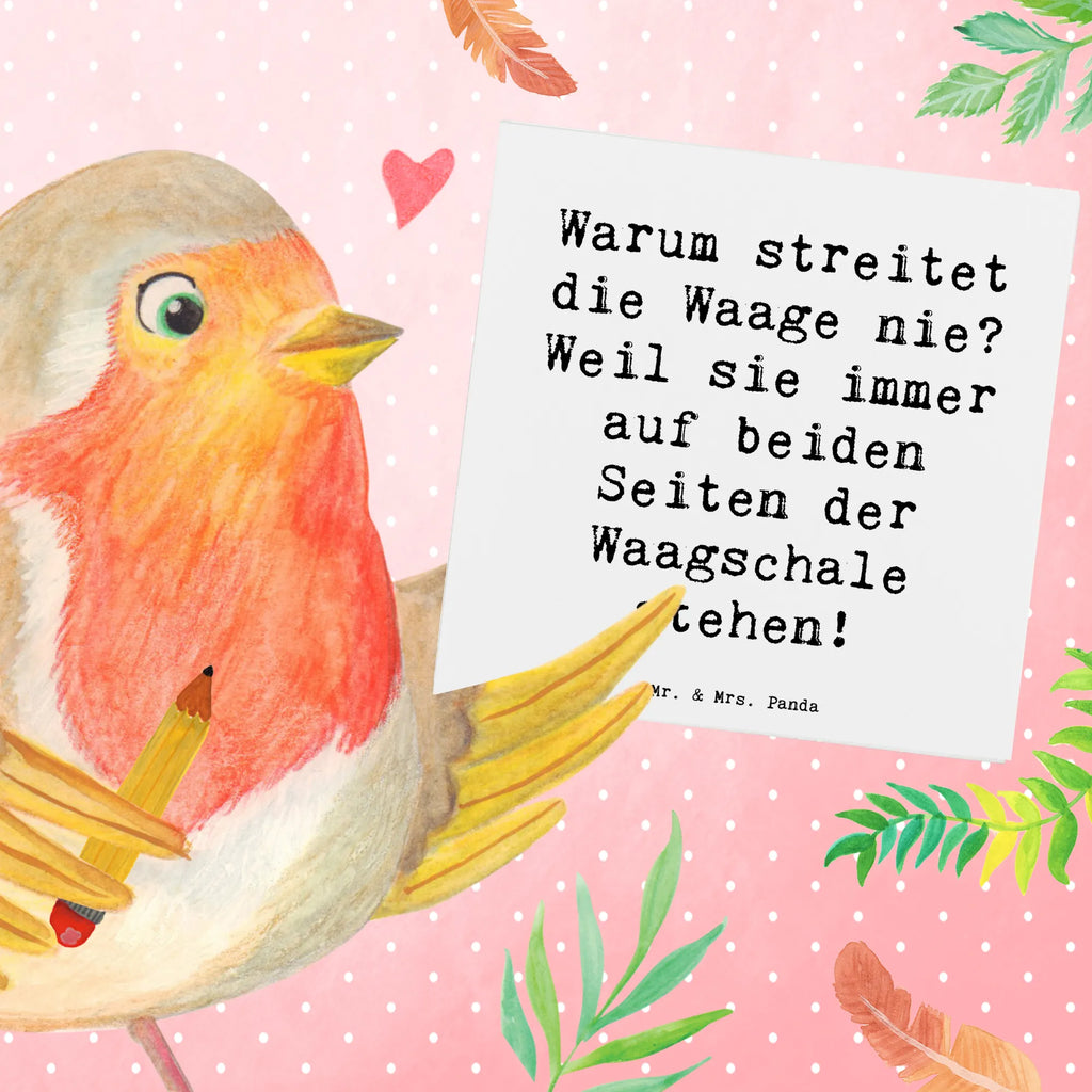 Deluxe Karte Spruch Waage Harmonie Karte, Grußkarte, Klappkarte, Einladungskarte, Glückwunschkarte, Hochzeitskarte, Geburtstagskarte, Hochwertige Grußkarte, Hochwertige Klappkarte, Tierkreiszeichen, Sternzeichen, Horoskop, Astrologie, Aszendent