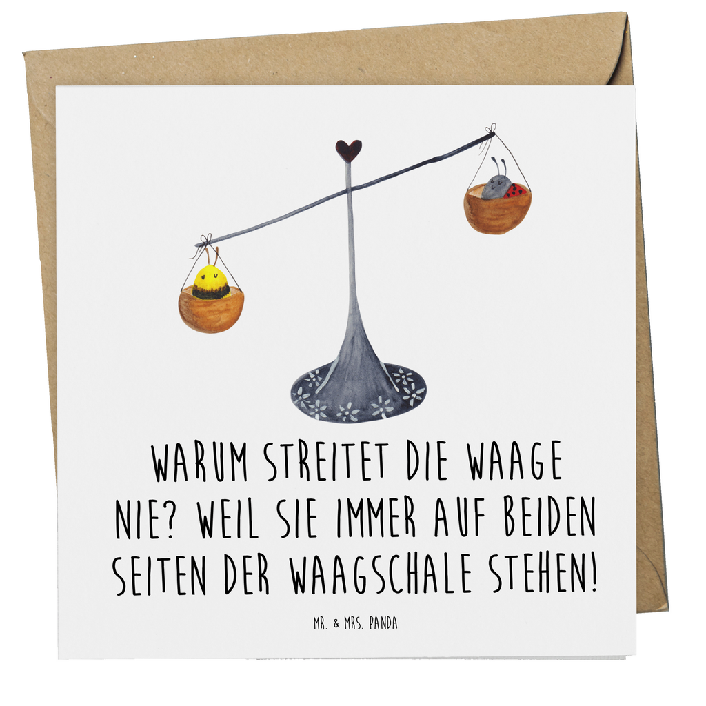 Deluxe Karte Spruch Waage Harmonie Karte, Grußkarte, Klappkarte, Einladungskarte, Glückwunschkarte, Hochzeitskarte, Geburtstagskarte, Hochwertige Grußkarte, Hochwertige Klappkarte, Tierkreiszeichen, Sternzeichen, Horoskop, Astrologie, Aszendent