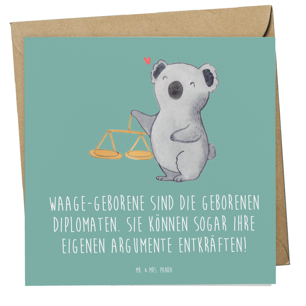 Deluxe Karte Spruch Diplomatische Waage Karte, Grußkarte, Klappkarte, Einladungskarte, Glückwunschkarte, Hochzeitskarte, Geburtstagskarte, Hochwertige Grußkarte, Hochwertige Klappkarte, Tierkreiszeichen, Sternzeichen, Horoskop, Astrologie, Aszendent