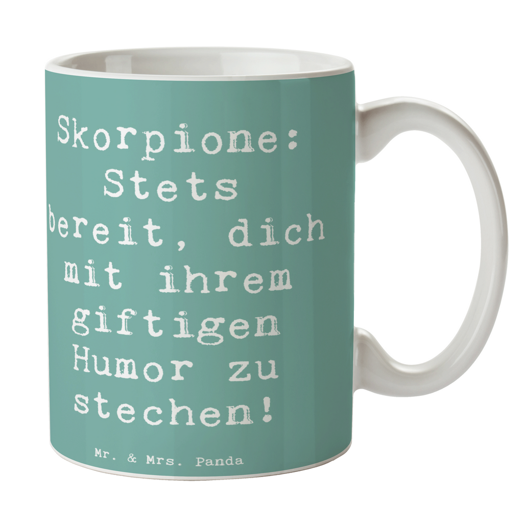 Tasse Spruch Skorpion Humor