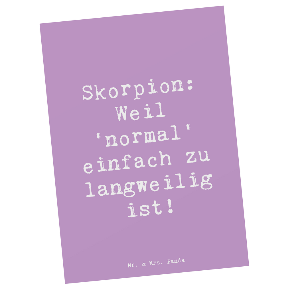 Postkarte Spruch Skorpion Unikat Postkarte, Karte, Geschenkkarte, Grußkarte, Einladung, Ansichtskarte, Geburtstagskarte, Einladungskarte, Dankeskarte, Ansichtskarten, Einladung Geburtstag, Einladungskarten Geburtstag, Tierkreiszeichen, Sternzeichen, Horoskop, Astrologie, Aszendent