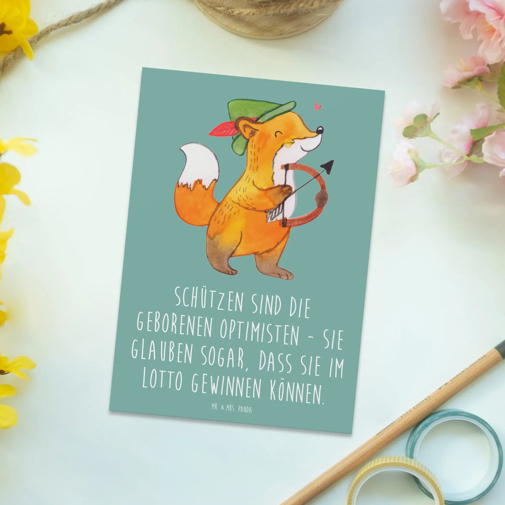 Postkarte Schütze Optimist Postkarte, Karte, Geschenkkarte, Grußkarte, Einladung, Ansichtskarte, Geburtstagskarte, Einladungskarte, Dankeskarte, Ansichtskarten, Einladung Geburtstag, Einladungskarten Geburtstag, Tierkreiszeichen, Sternzeichen, Horoskop, Astrologie, Aszendent