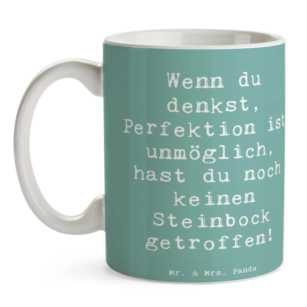 Tasse Spruch Steinbock Perfektion Tasse, Kaffeetasse, Teetasse, Becher, Kaffeebecher, Teebecher, Keramiktasse, Porzellantasse, Büro Tasse, Geschenk Tasse, Tasse Sprüche, Tasse Motive, Kaffeetassen, Tasse bedrucken, Designer Tasse, Cappuccino Tassen, Schöne Teetassen, Tierkreiszeichen, Sternzeichen, Horoskop, Astrologie, Aszendent