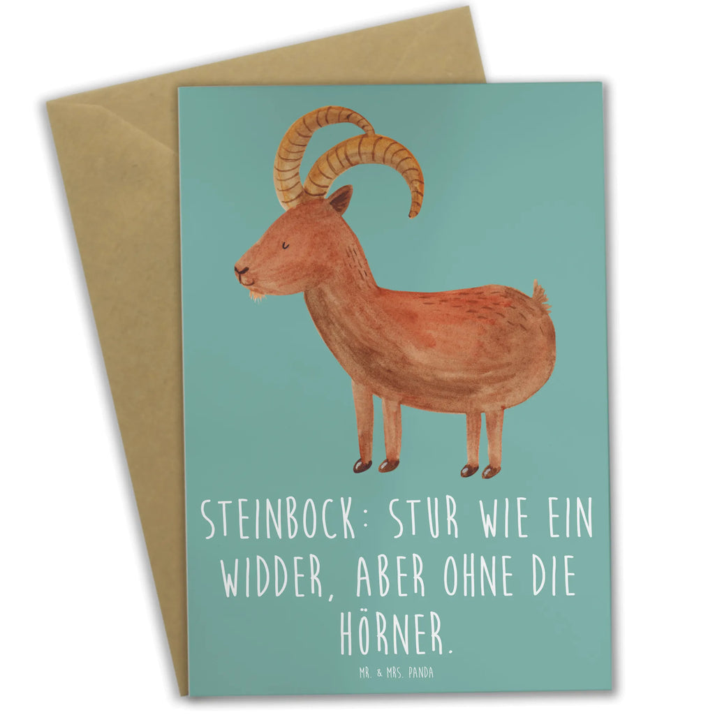 Grußkarte Steinbock Entschlossen Grußkarte, Klappkarte, Einladungskarte, Glückwunschkarte, Hochzeitskarte, Geburtstagskarte, Karte, Ansichtskarten, Tierkreiszeichen, Sternzeichen, Horoskop, Astrologie, Aszendent