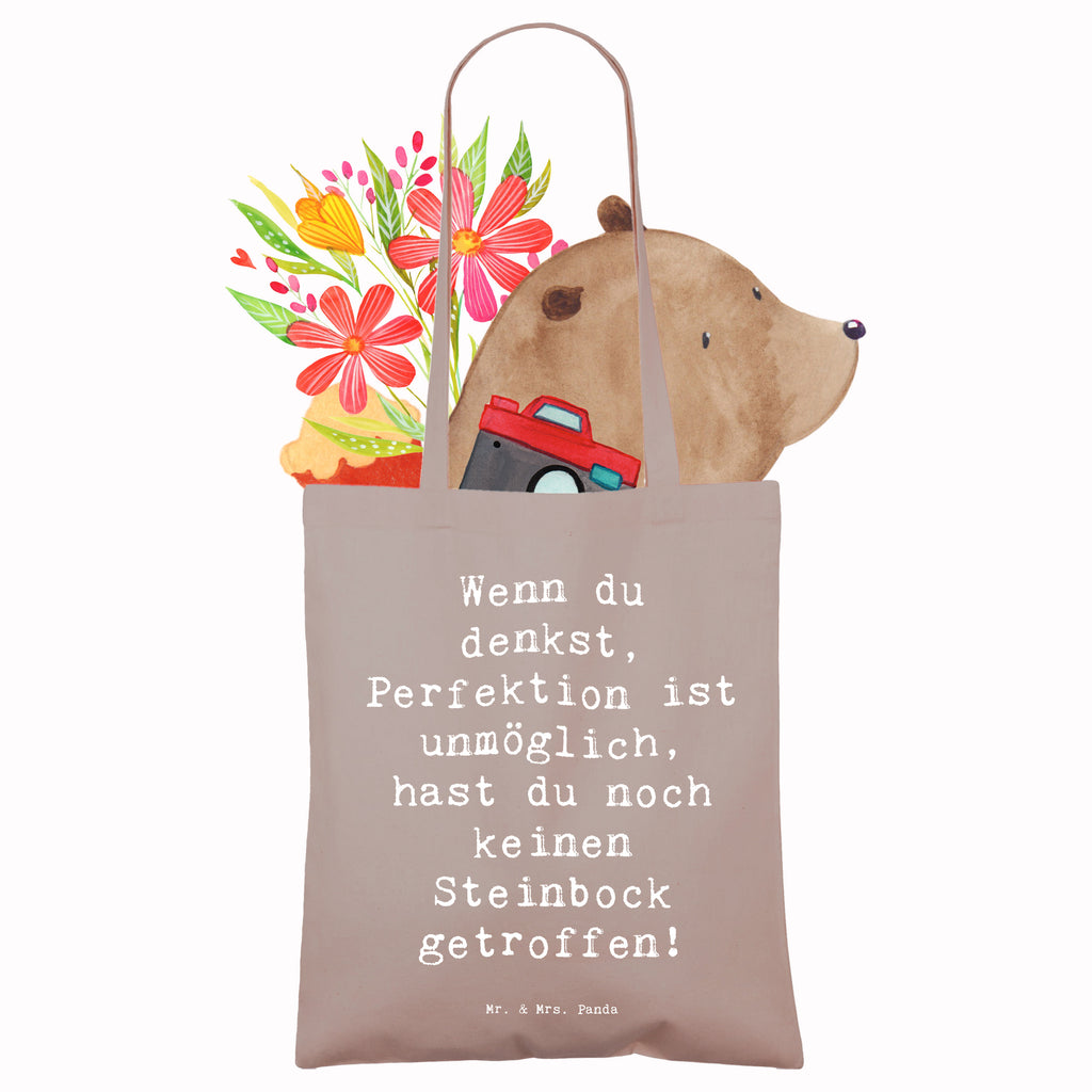 Tragetasche Spruch Steinbock Perfektion Beuteltasche, Beutel, Einkaufstasche, Jutebeutel, Stoffbeutel, Tasche, Shopper, Umhängetasche, Strandtasche, Schultertasche, Stofftasche, Tragetasche, Badetasche, Jutetasche, Einkaufstüte, Laptoptasche, Tierkreiszeichen, Sternzeichen, Horoskop, Astrologie, Aszendent