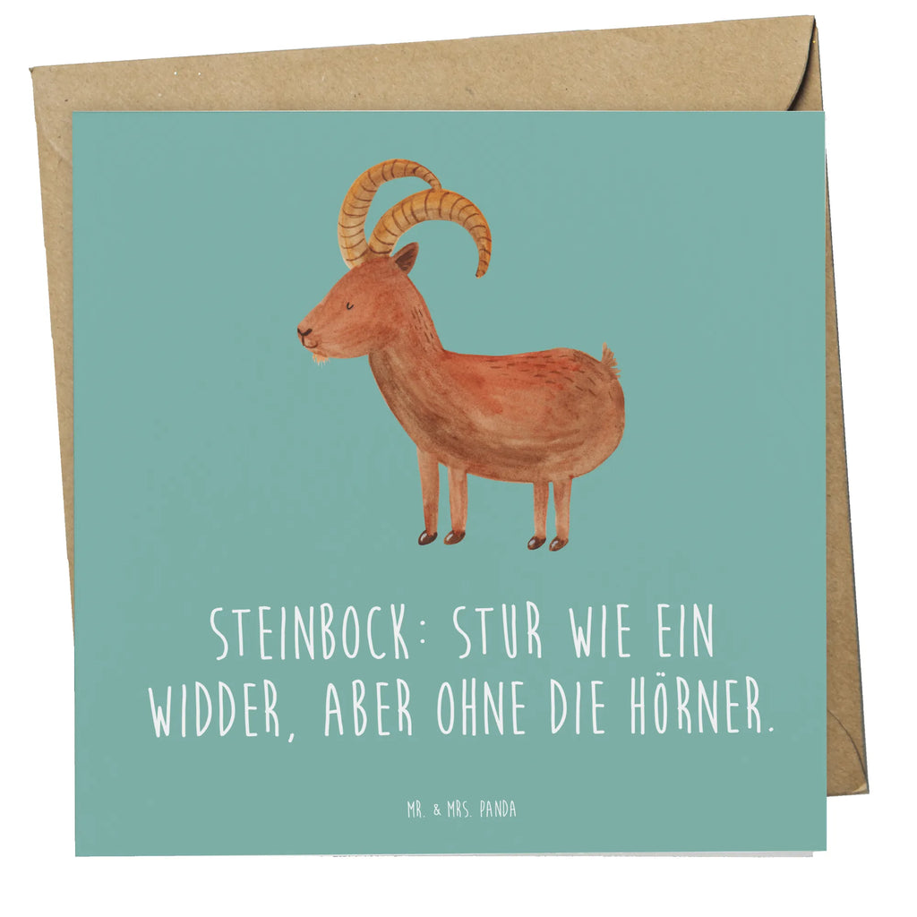 Deluxe Karte Steinbock Entschlossen Karte, Grußkarte, Klappkarte, Einladungskarte, Glückwunschkarte, Hochzeitskarte, Geburtstagskarte, Hochwertige Grußkarte, Hochwertige Klappkarte, Tierkreiszeichen, Sternzeichen, Horoskop, Astrologie, Aszendent