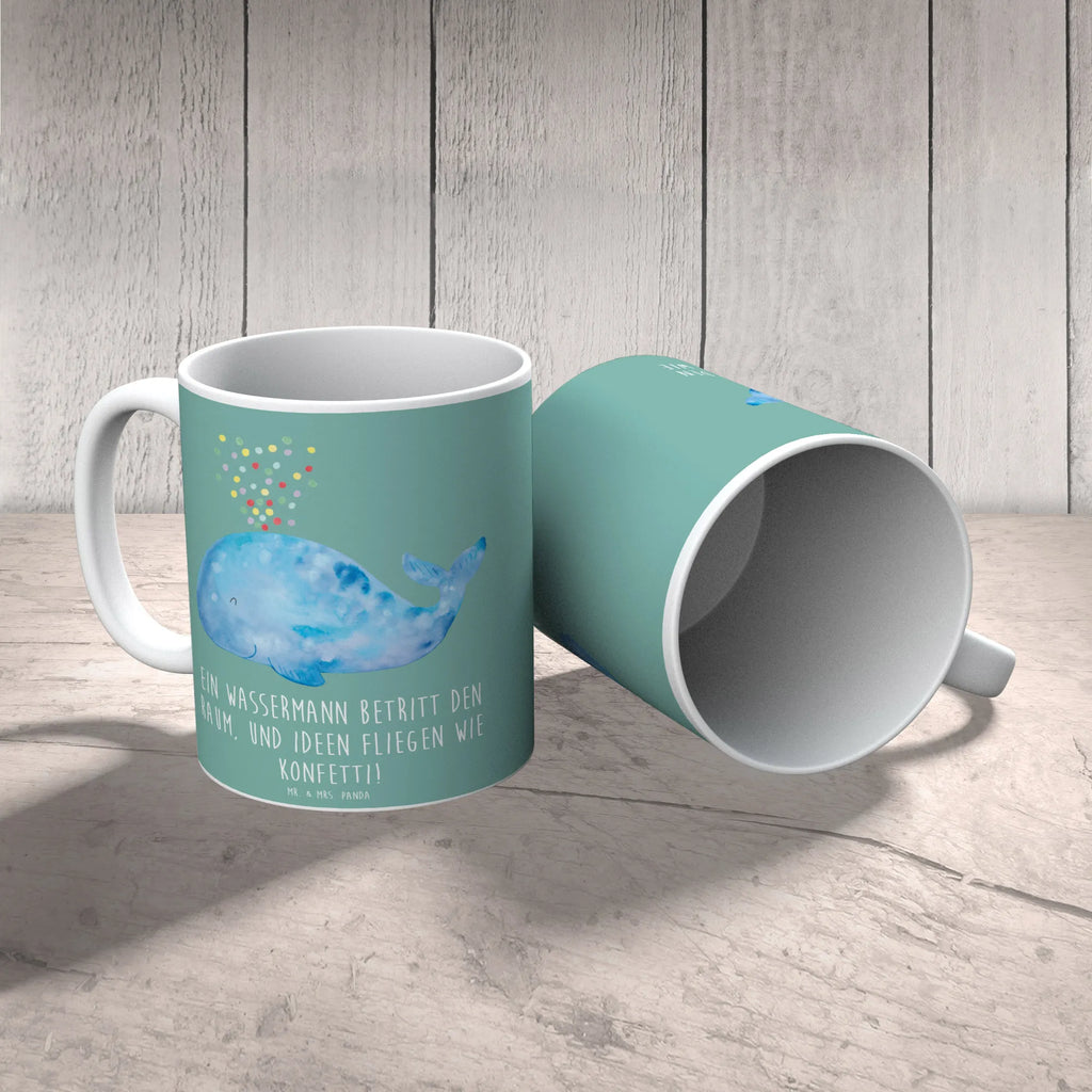 Tasse Wassermann Ideenflug Tasse, Kaffeetasse, Teetasse, Becher, Kaffeebecher, Teebecher, Keramiktasse, Porzellantasse, Büro Tasse, Geschenk Tasse, Tasse Sprüche, Tasse Motive, Kaffeetassen, Tasse bedrucken, Designer Tasse, Cappuccino Tassen, Schöne Teetassen, Tierkreiszeichen, Sternzeichen, Horoskop, Astrologie, Aszendent