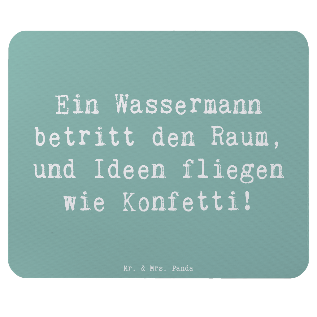 Mauspad Spruch Wassermann Ideenflug Mousepad, Computer zubehör, Büroausstattung, PC Zubehör, Arbeitszimmer, Mauspad, Einzigartiges Mauspad, Designer Mauspad, Mausunterlage, Mauspad Büro, Tierkreiszeichen, Sternzeichen, Horoskop, Astrologie, Aszendent