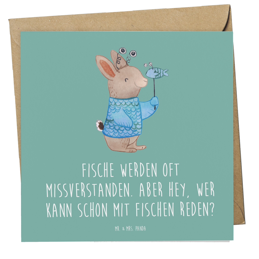 Deluxe Karte Spruch Fische Geheimnisse Karte, Grußkarte, Klappkarte, Einladungskarte, Glückwunschkarte, Hochzeitskarte, Geburtstagskarte, Hochwertige Grußkarte, Hochwertige Klappkarte, Tierkreiszeichen, Sternzeichen, Horoskop, Astrologie, Aszendent